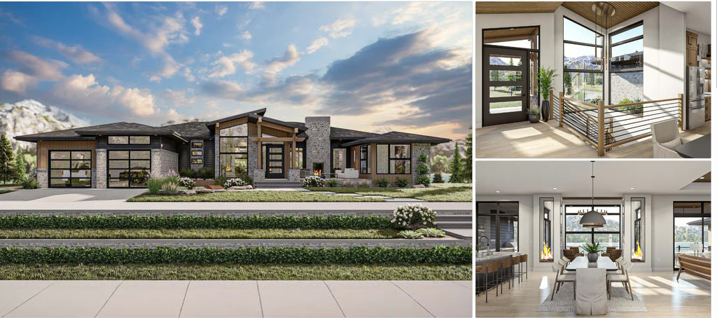 Modern Mountain House Plan with Panoramic Views