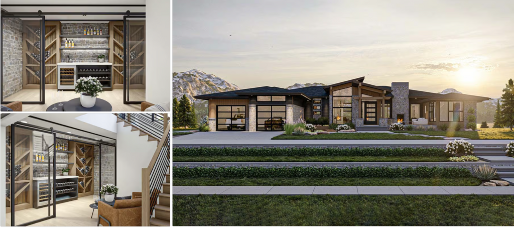 Modern Mountain House Plan with Panoramic Views