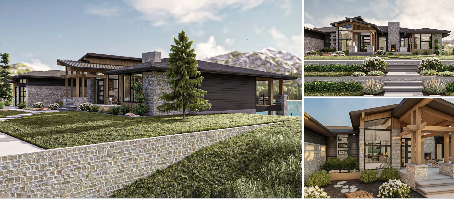 Modern Mountain House Plan with Panoramic Views