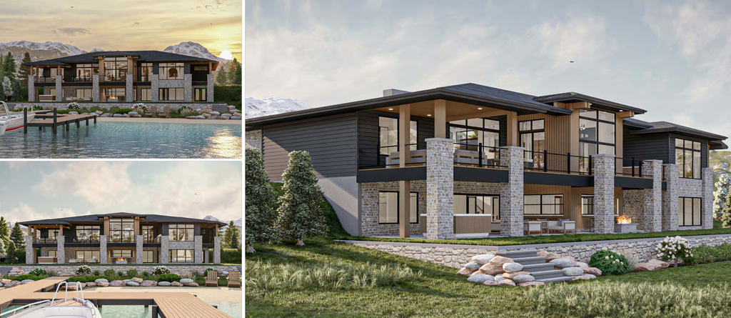 Modern Mountain House Plan with Panoramic Views