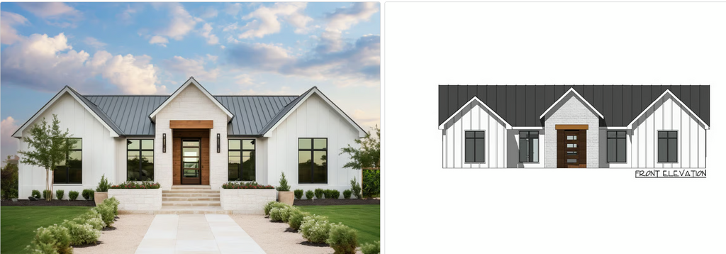 Ranch style house plan