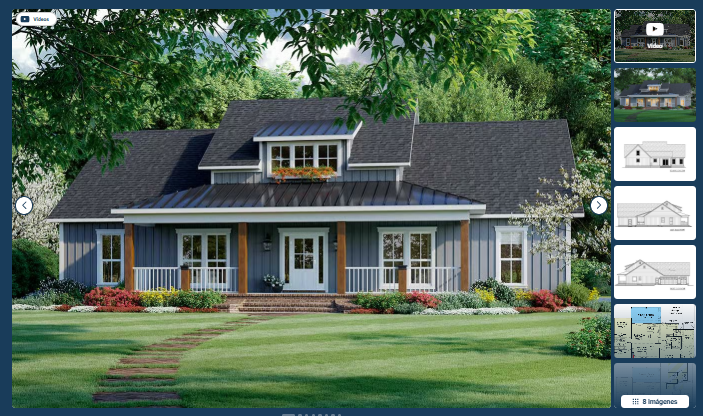New 3-bedroom American house plan
