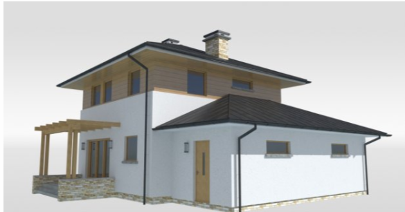 Modern Bamboo House 3D Plans