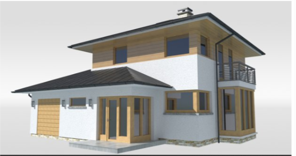 Modern Bamboo House 3D Plans