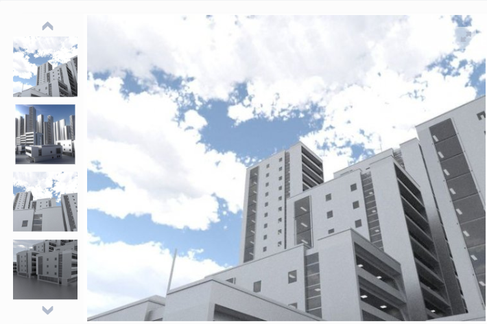 Residential building complex 3D model