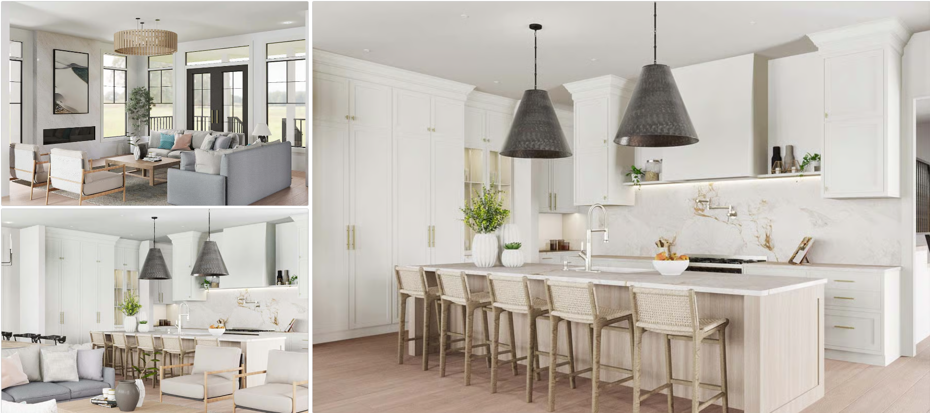 Modern country house plan