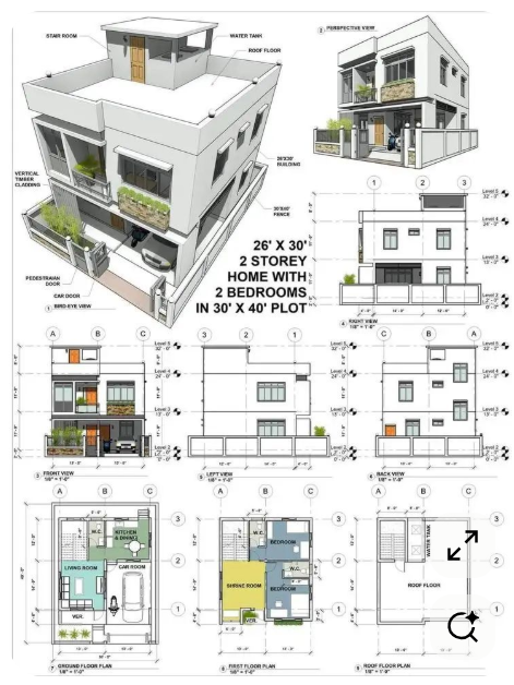 Residential Building Design – Tower House