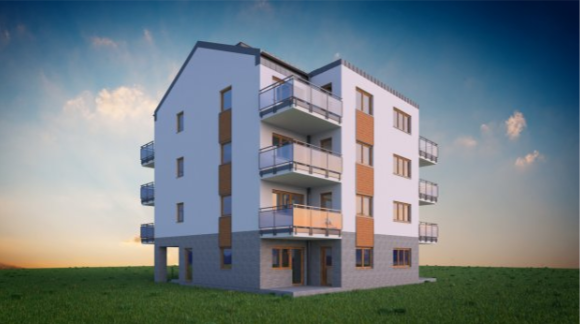 🏢 House Building 04 – 3D Model Architectural Plans.