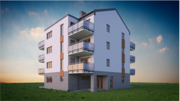 🏢 House Building 04 – 3D Model Architectural Plans.